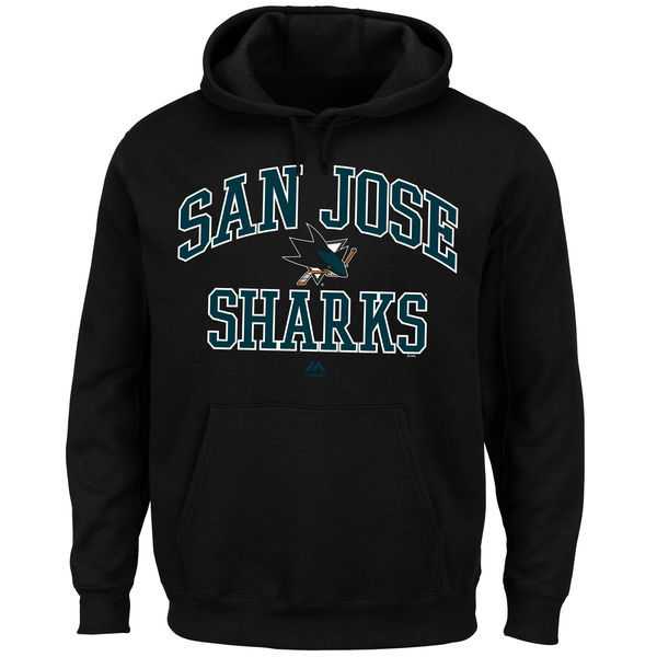 Men's San Jose Sharks Majestic Heart x26 Soul Hoodie - Black,We sell and wholesale Men's San Jose Sharks Majestic Heart x26 Soul Hoodie - Black on line form chian!